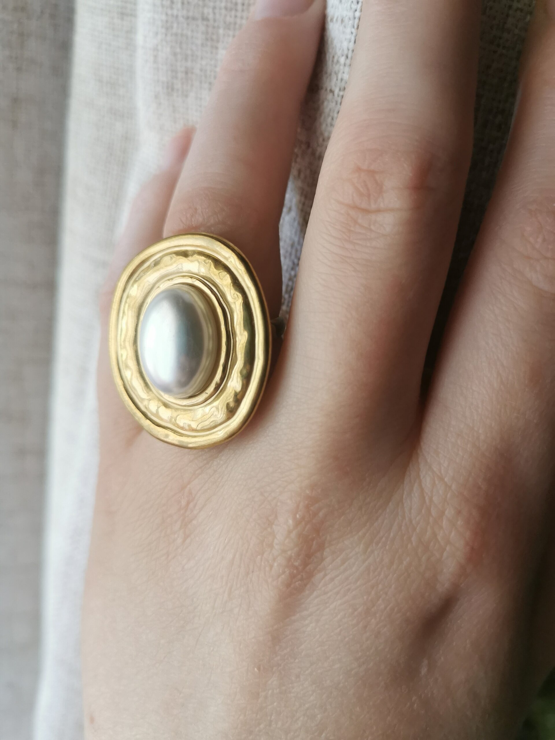 Anillo Perla - 2